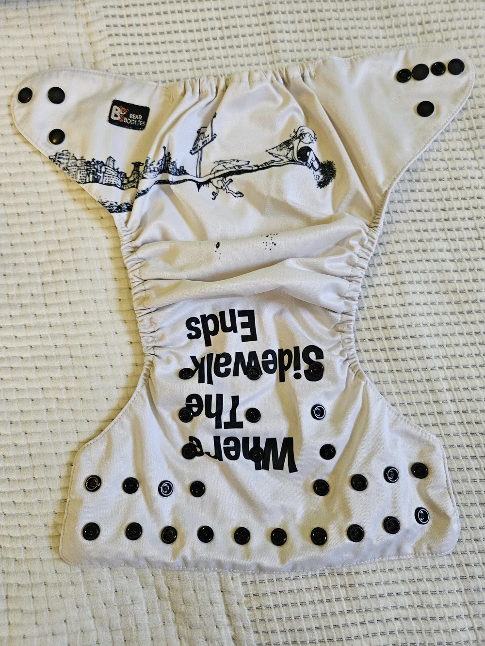 Cloth Pocket Diaper, Where The Sidewalk Ends